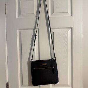 Kate Spade New York Black Saffiano Leather Crossbody Bag